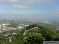 Blick vom Sintra Gebirge - Portugal
