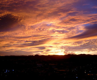 Sonnenuntergang Alice Springs - Australien